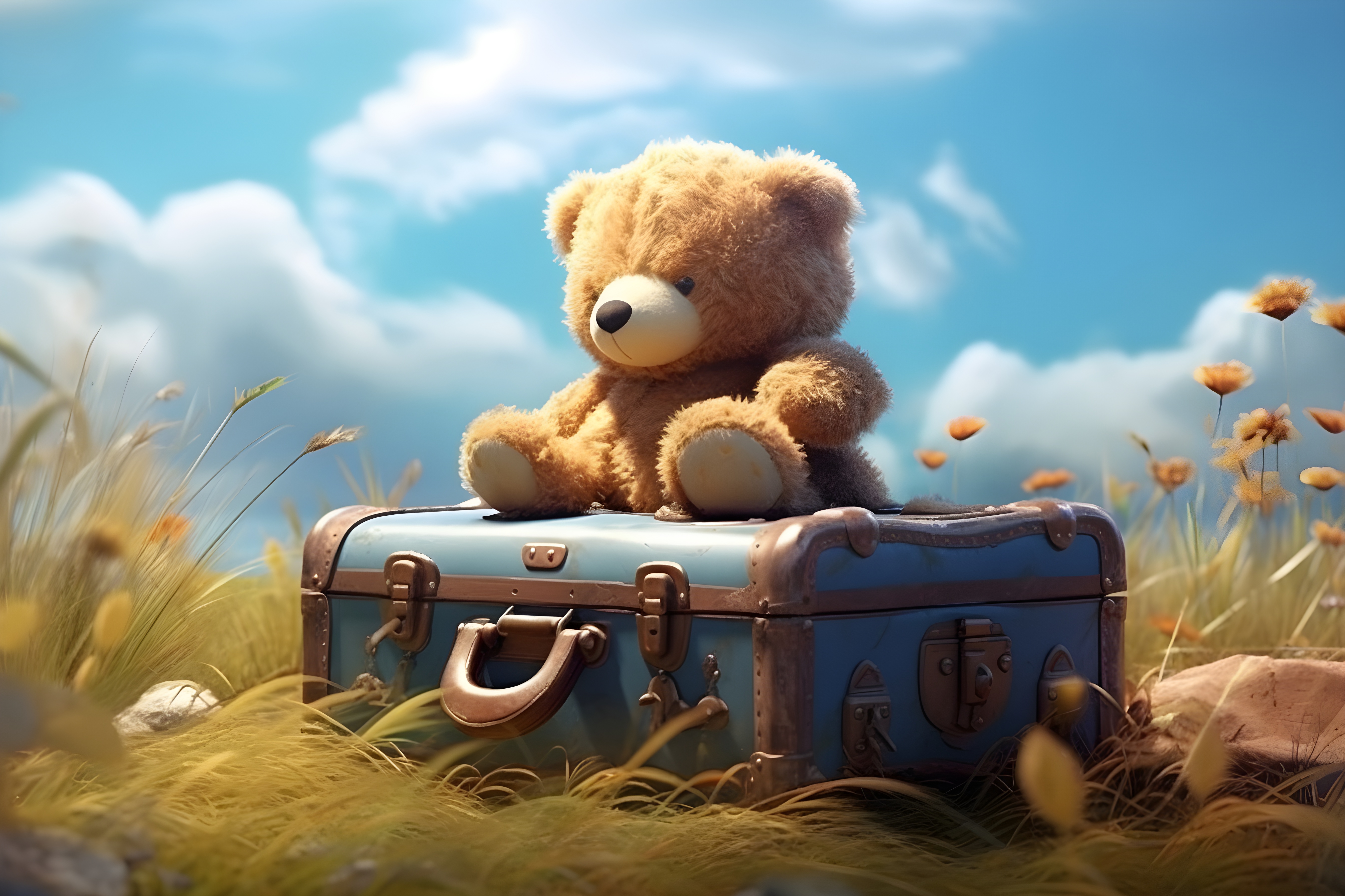 Floating Teddy 1
